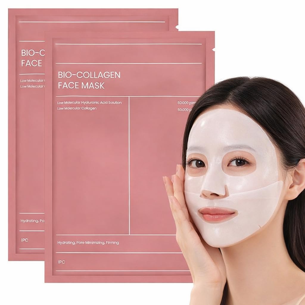 Bio Collagen Deep Collagen Night Mask Hydrating Overnight Hydrogel Korean Glass Skin Mask For Deep Hydration Wrapping Peel Off Facial Mask (4)