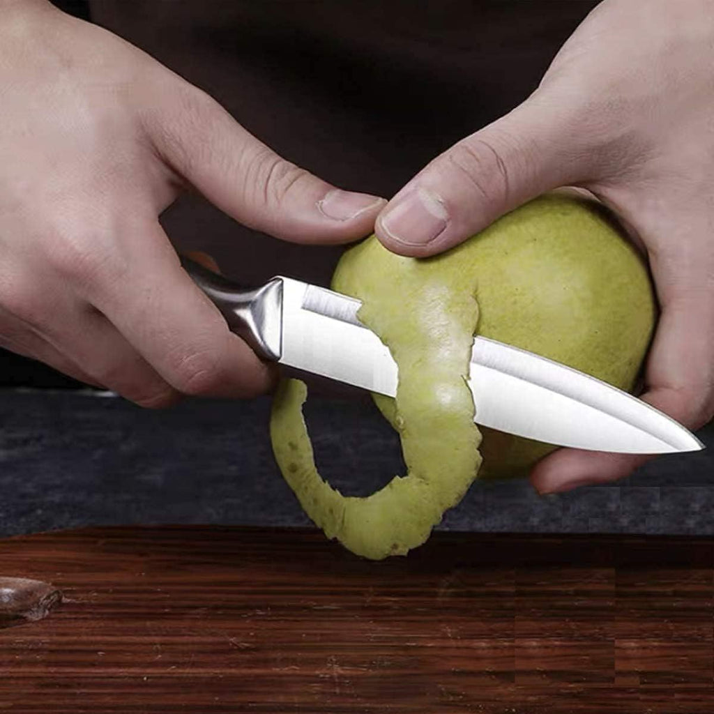 Stainless Steel Kitchen Knife Set of 2 with Cleaver