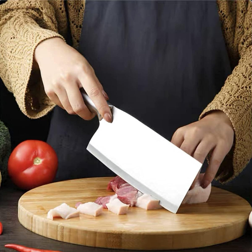 Stainless Steel Kitchen Knife Set of 2 with Cleaver