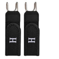 Buckleless Belt Hook Set of 2, Nylon with Metal Hook